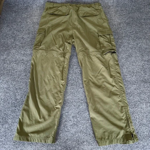 Boy Scouts Switchback Uniform Cargo Pants Mens Large 36x29 Green‎ Convertible - Picture 3 of 8